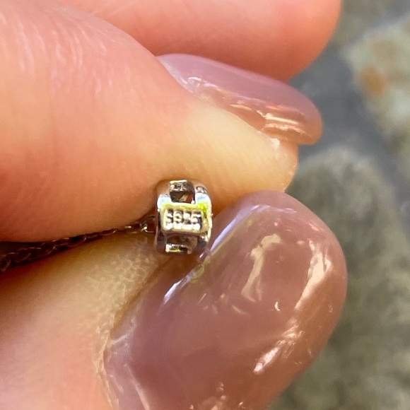 Larimar Sterling Silver Chain/Pendant ER Set - Picture 12 of 15